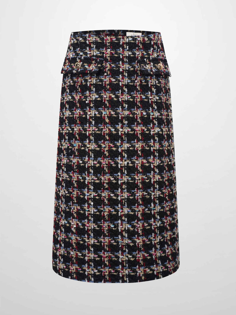 Short Pocket Skirt-Multi Colored