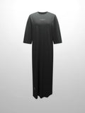 T-Shirt Maxi Dress-Black