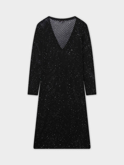 Crochet Duster-Black
