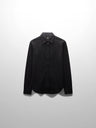 Button Down T-Shirt Blouse-Black