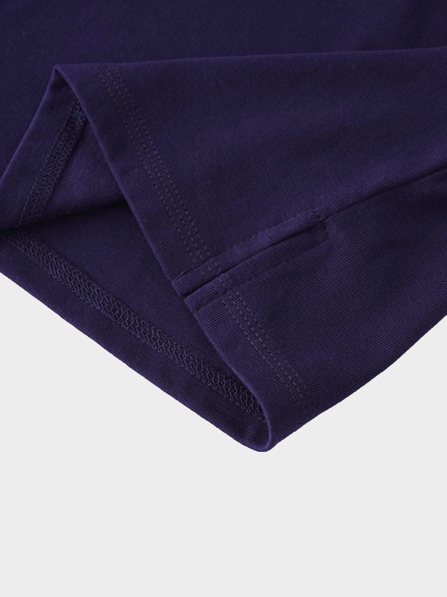 Basic T-Shirt Slip Dress-Navy