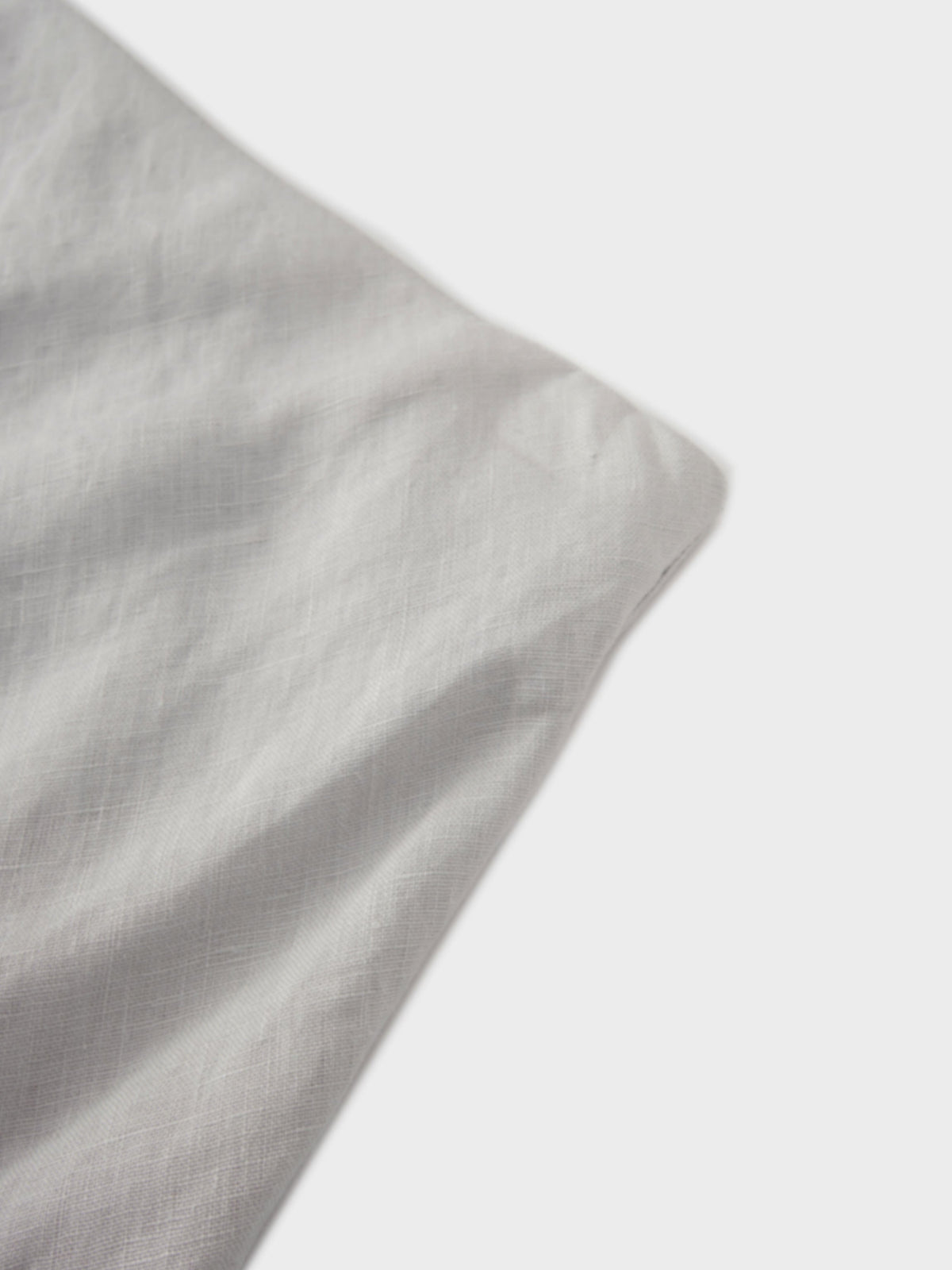 Linen Slip Skirt-Grey