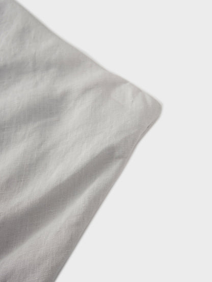 Linen Slip Skirt-Grey