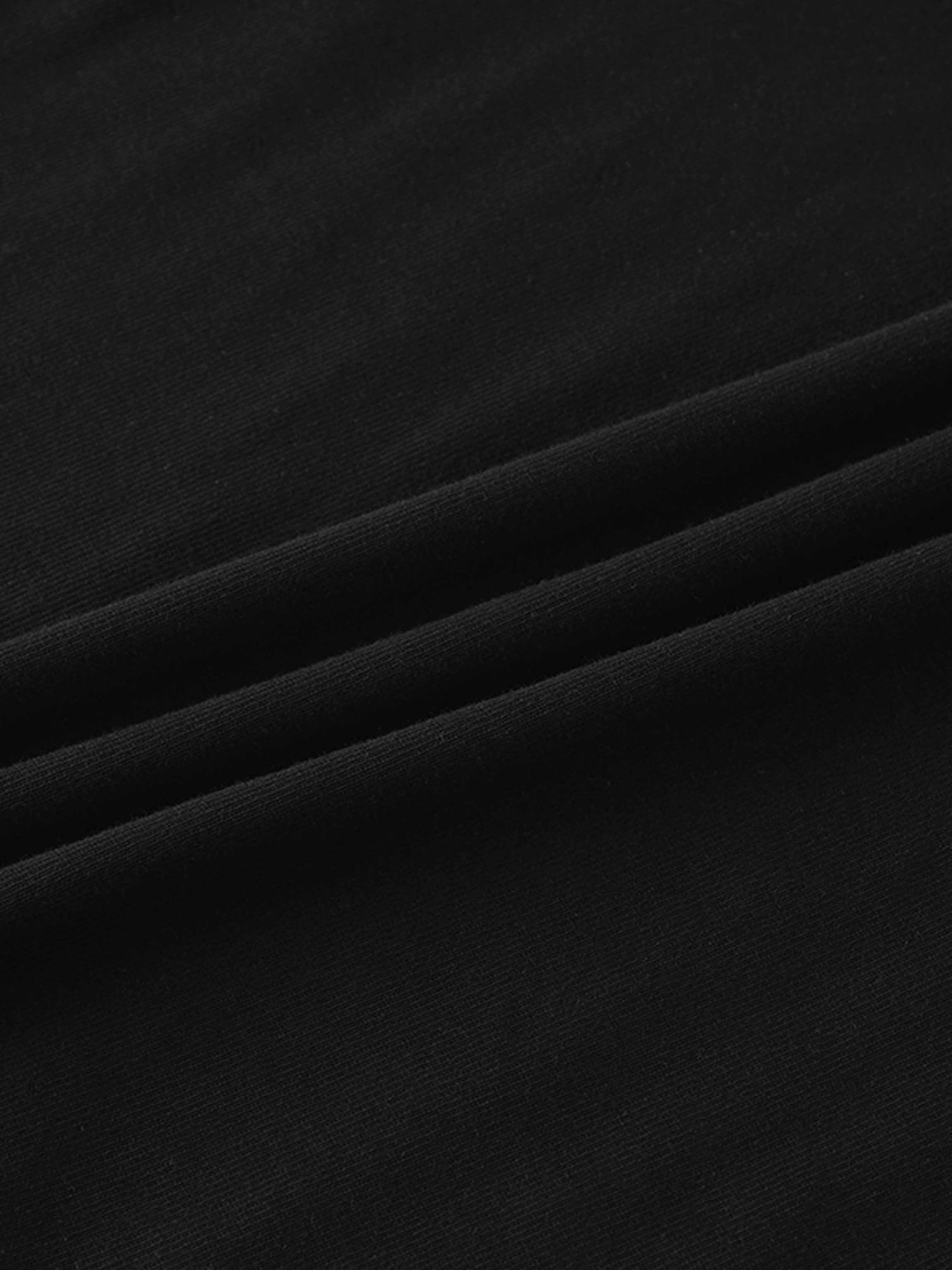 Basic T-Shirt Slip Dress-Black