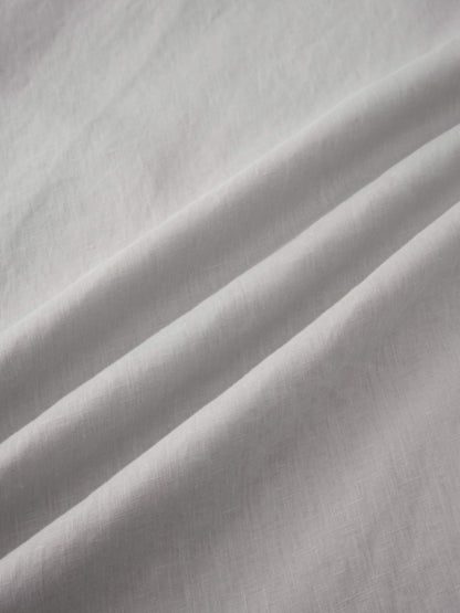 Linen Slip Skirt-Grey