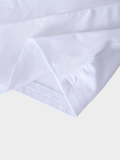 Wrap Tie Tee-White