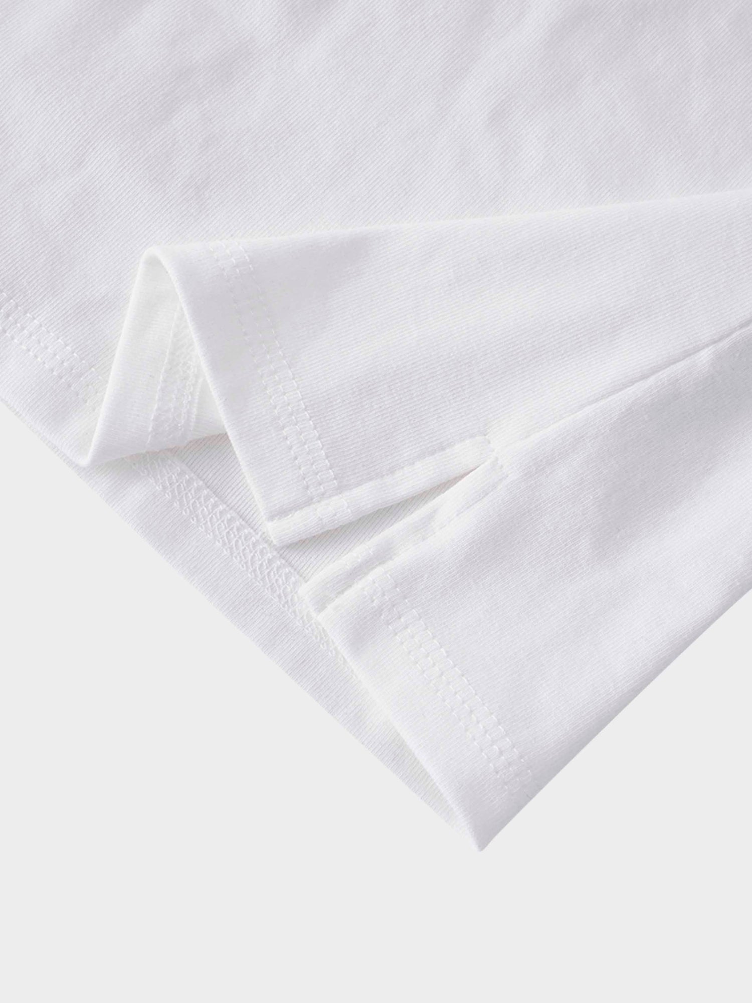 Basic T-Shirt Slip Dress-White