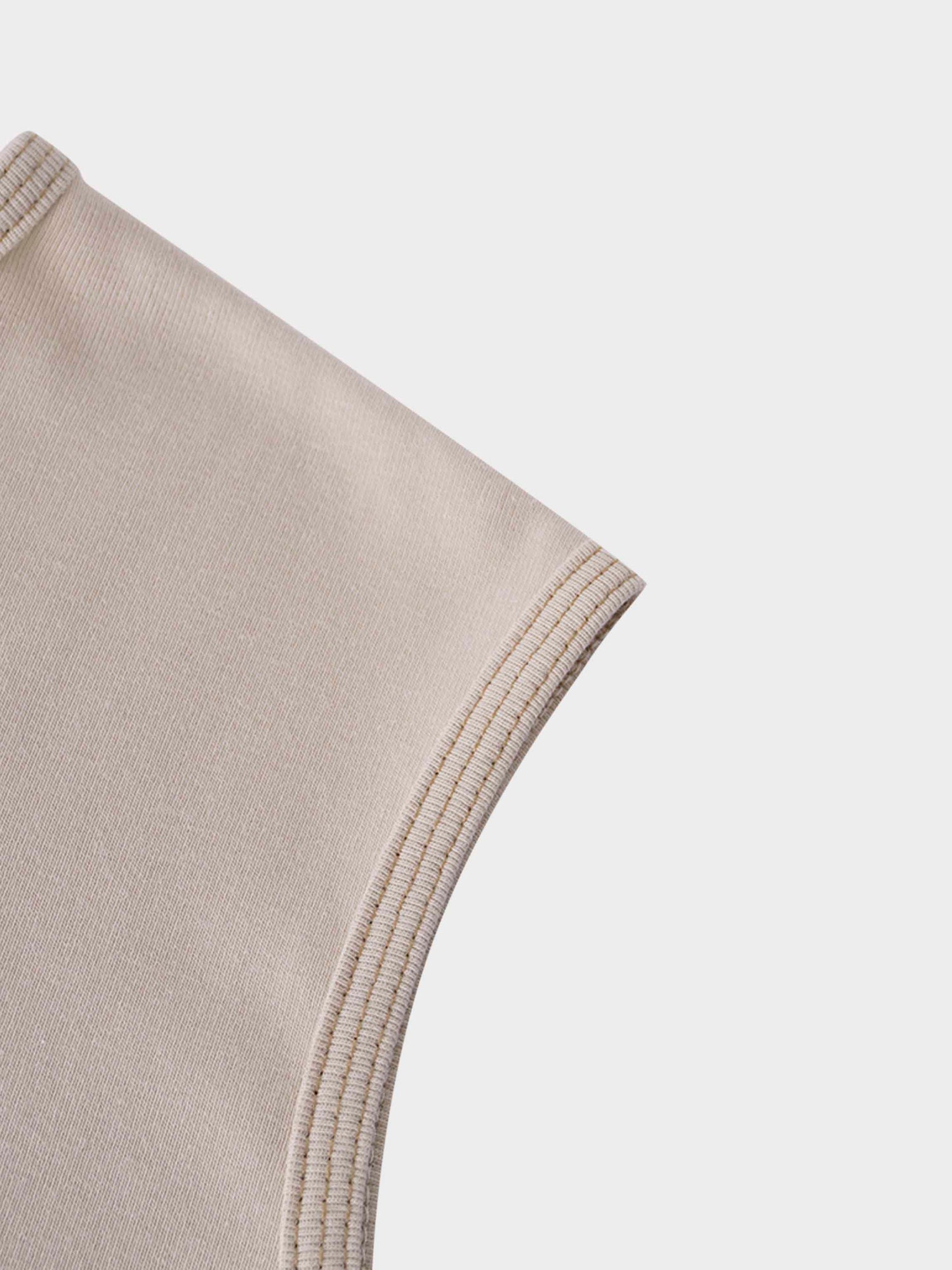 Basic T-Shirt Slip Dress-Tan