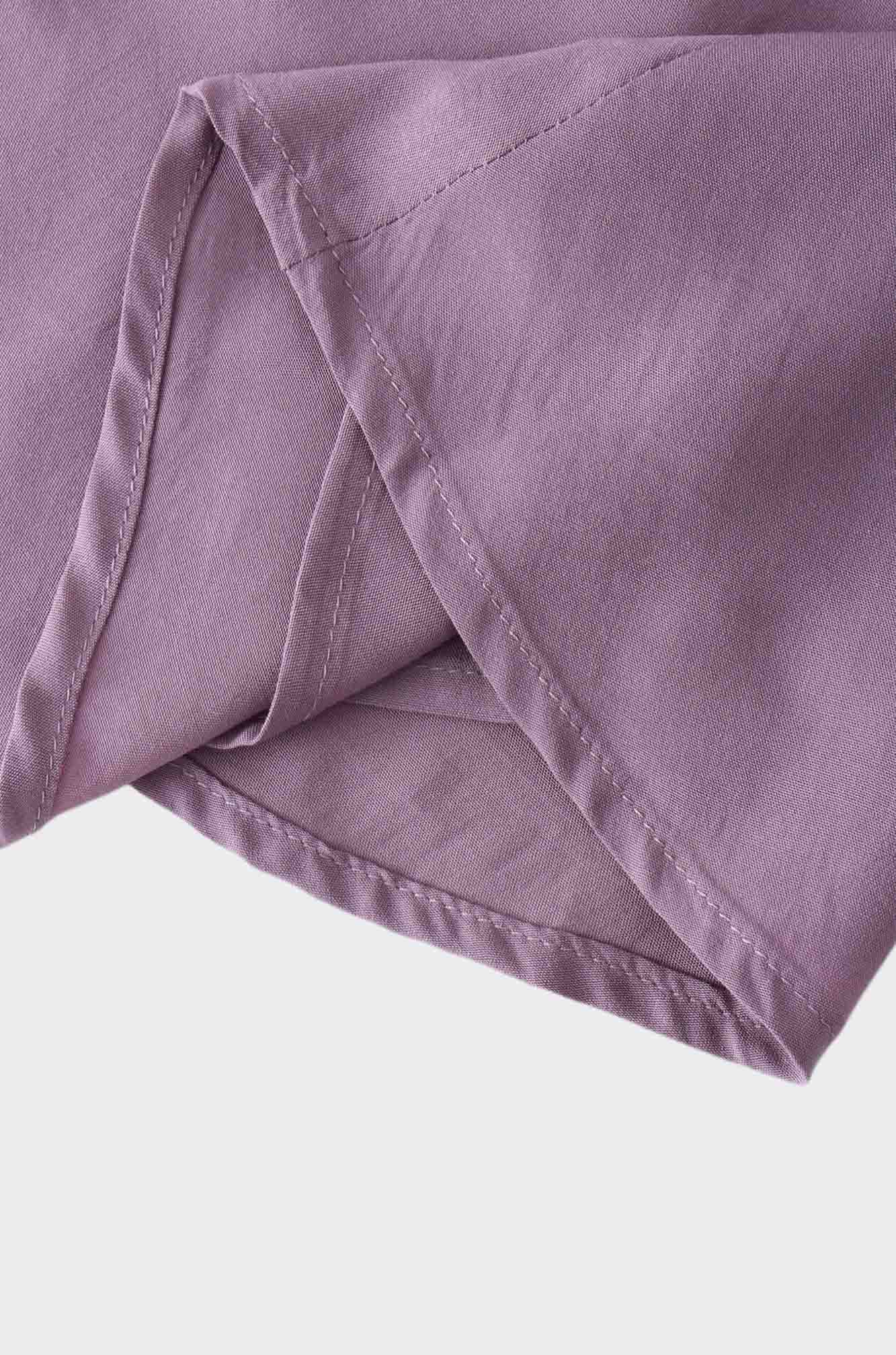 TRUMPET FLARE SKIRT-LILAC