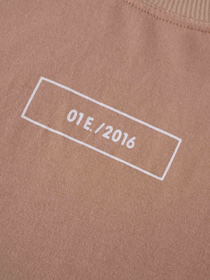 T-Shirt Maxi Dress-Tan
