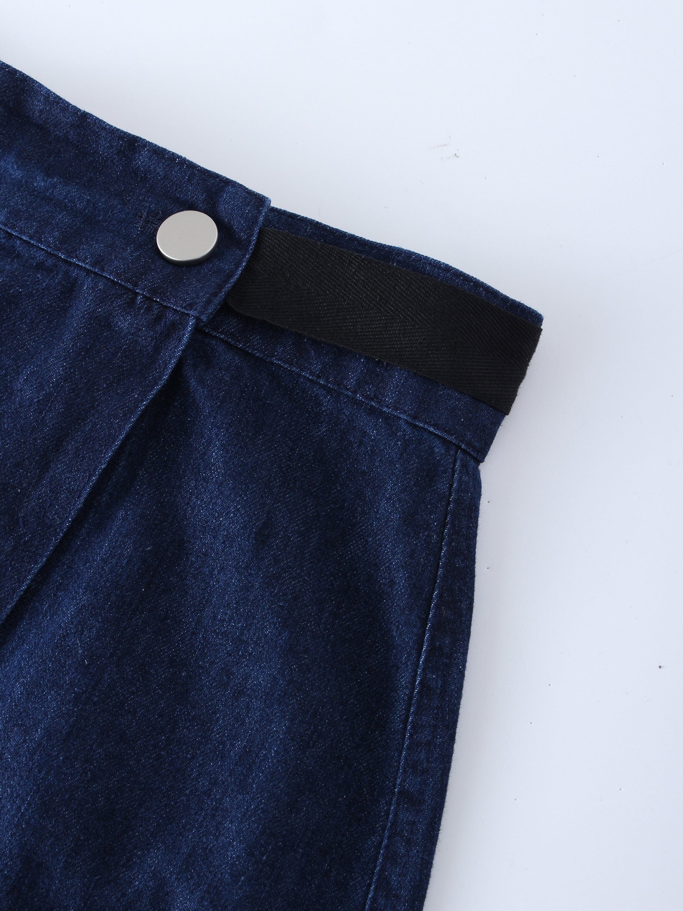 BIG POCKET SKIRT-DENIM