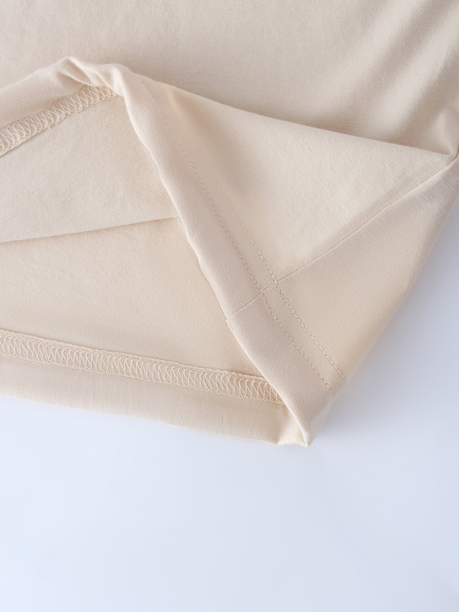 HENLEY DRAWSTRING TEE-TAN