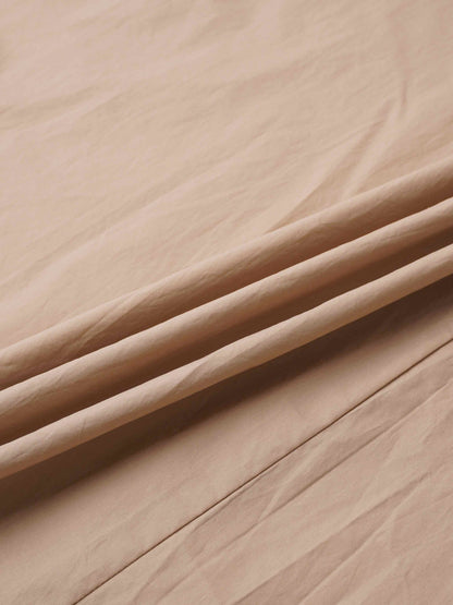 Yoke Ruffle Skirt-Tan