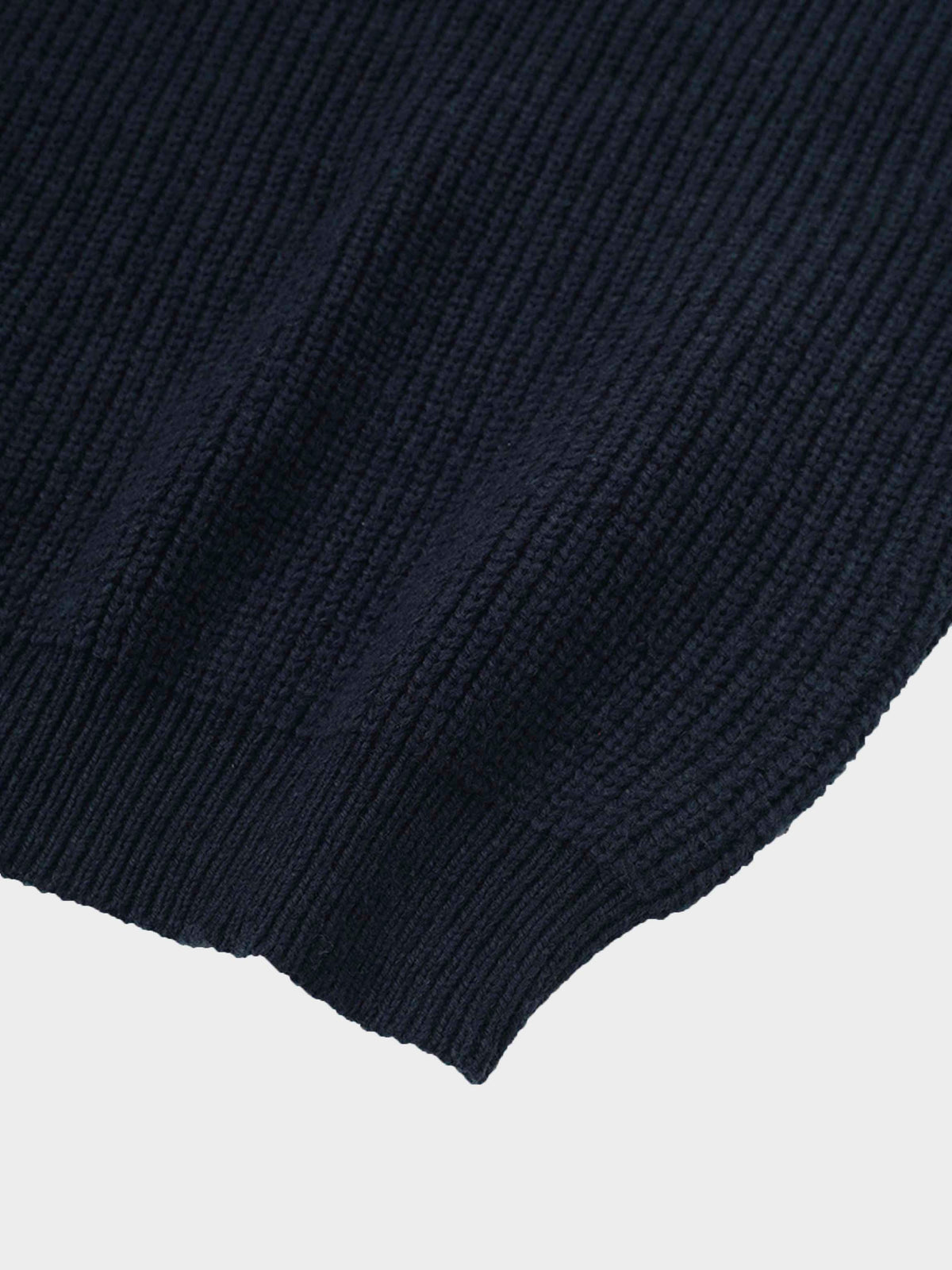 Puff Sleeve Sweater-Navy