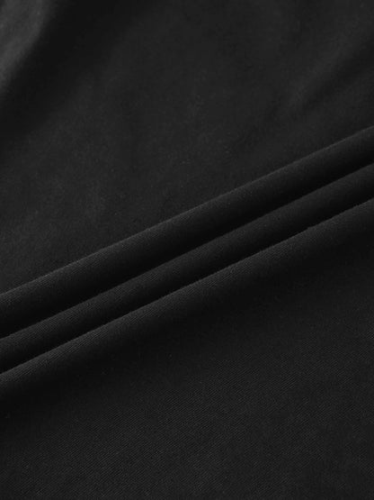 T-Shirt Maxi Dress-Black