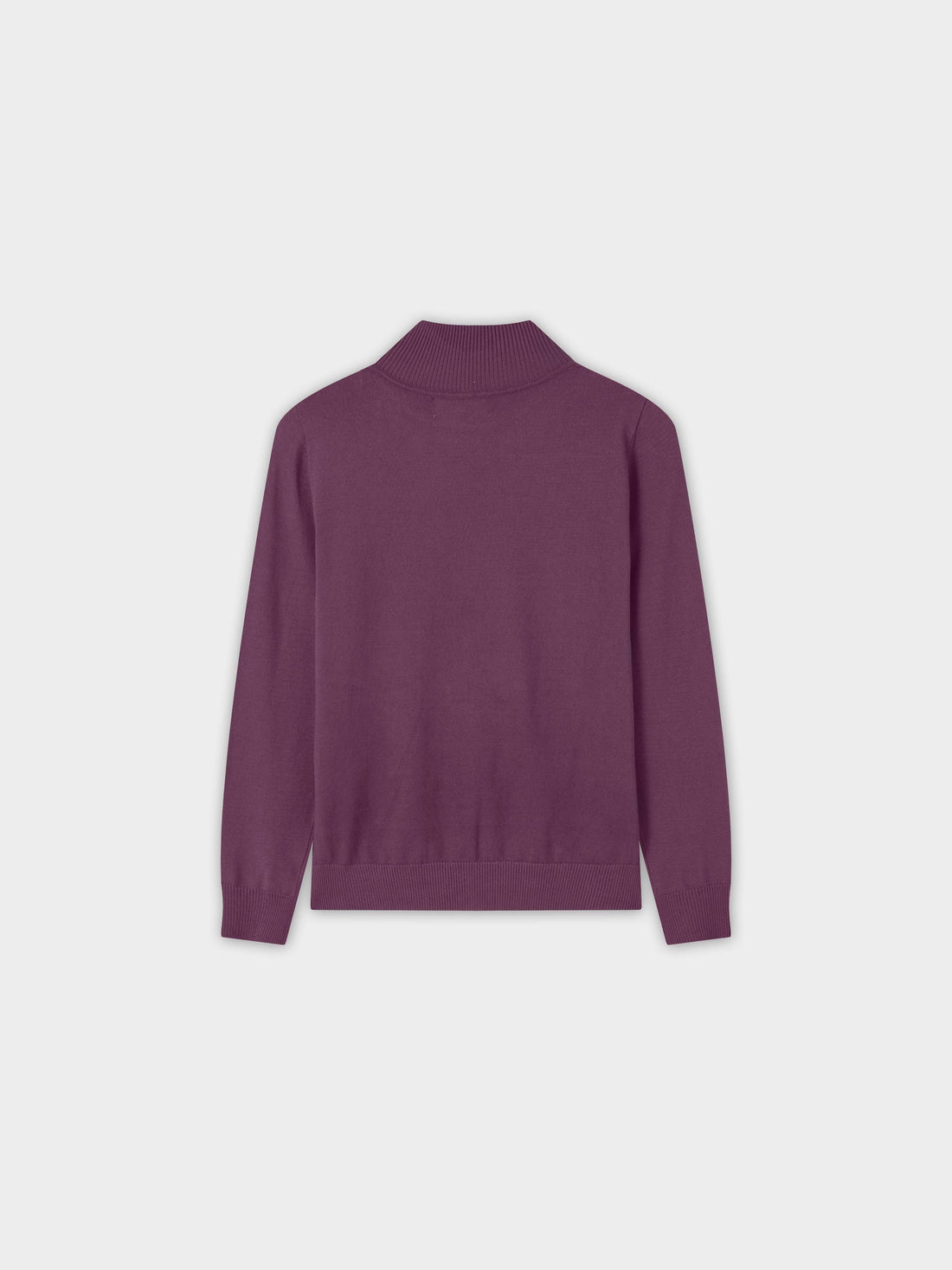 Beaded Turtleneck-Purple