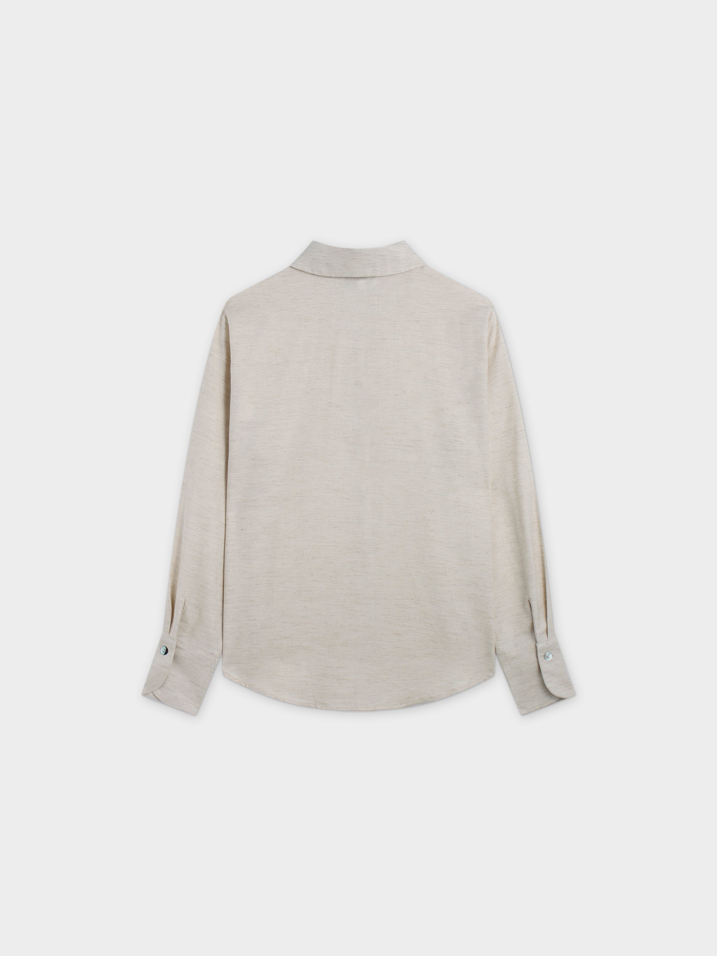 Linen Blouse-Oatmeal