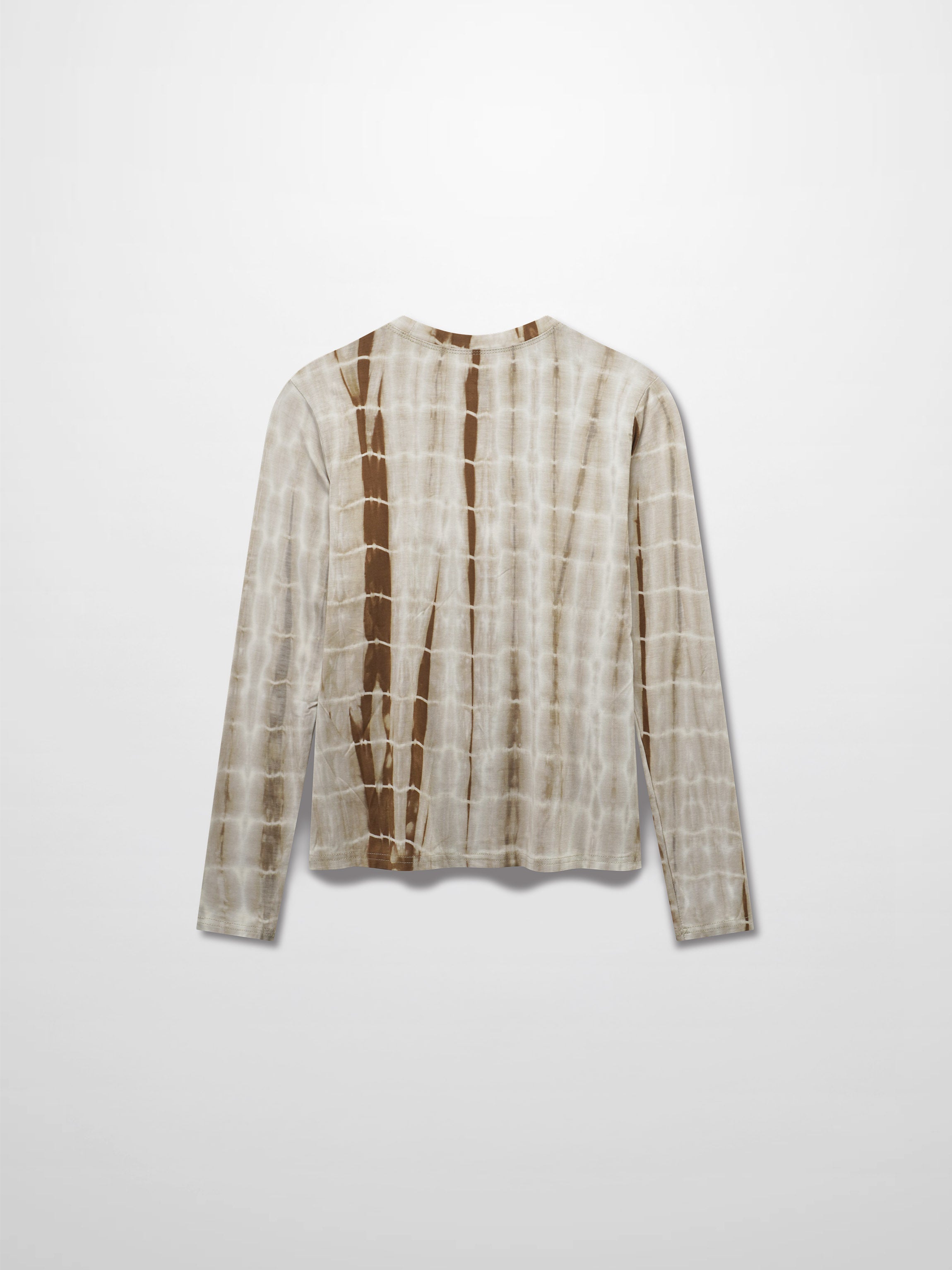 Tie Dye Crew Neck T-Shirt-Olive