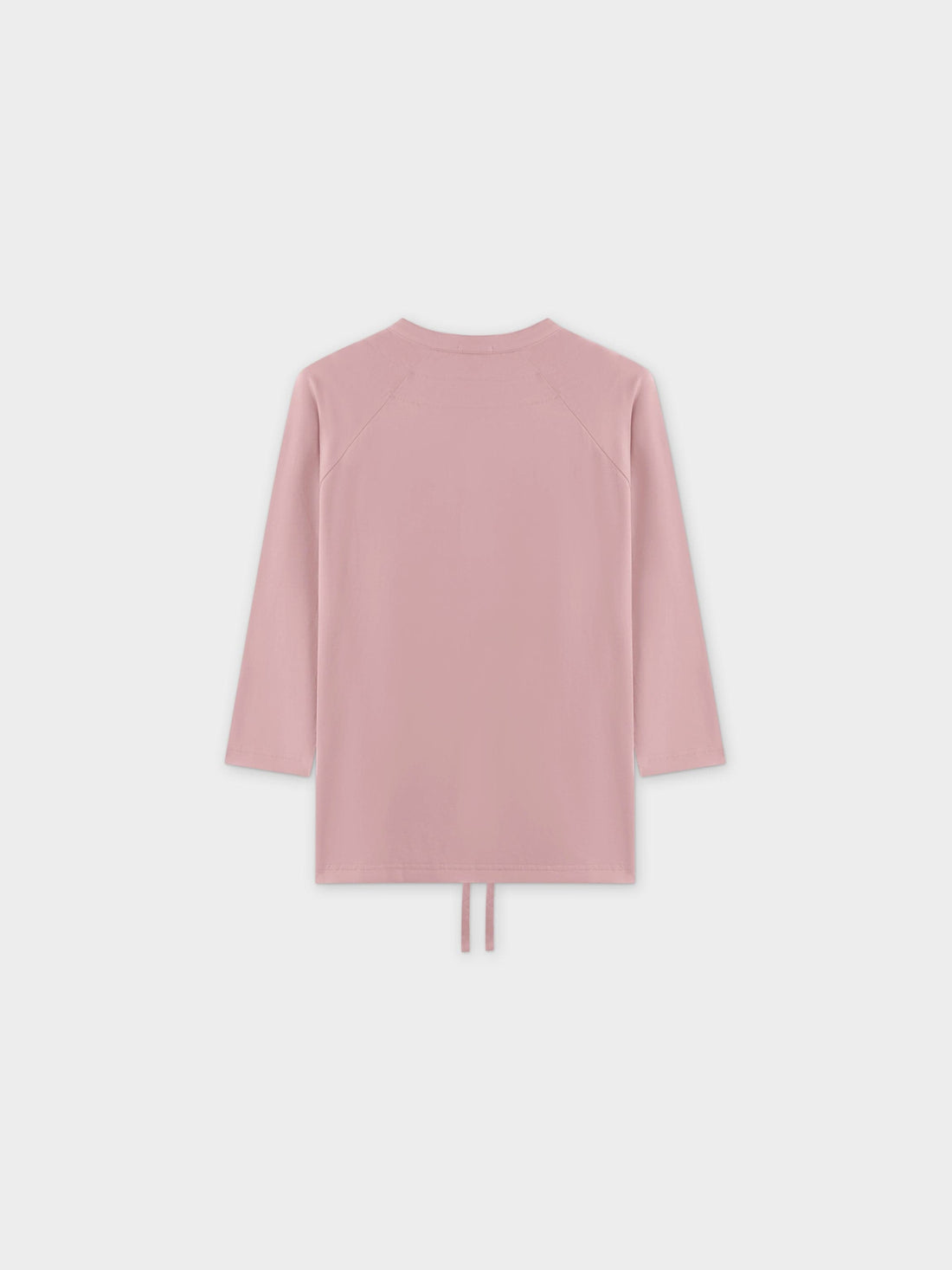 HENLEY DRAWSTRING TEE-PINK