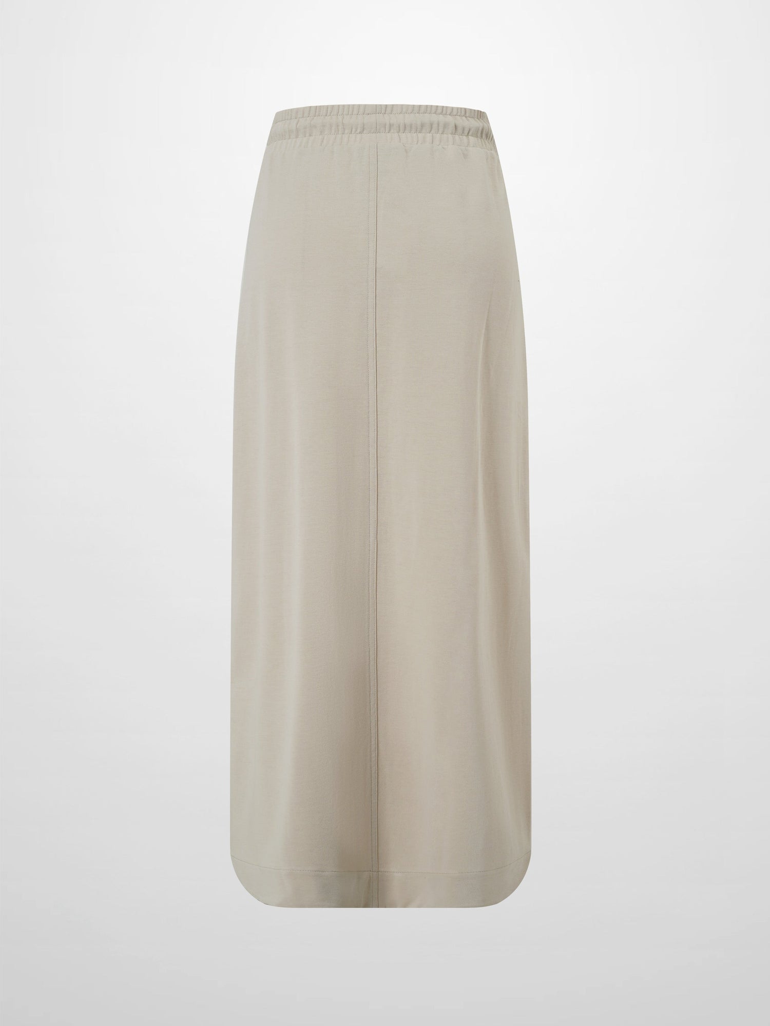 Drawstring Pocket T-Shirt Skirt-Stone