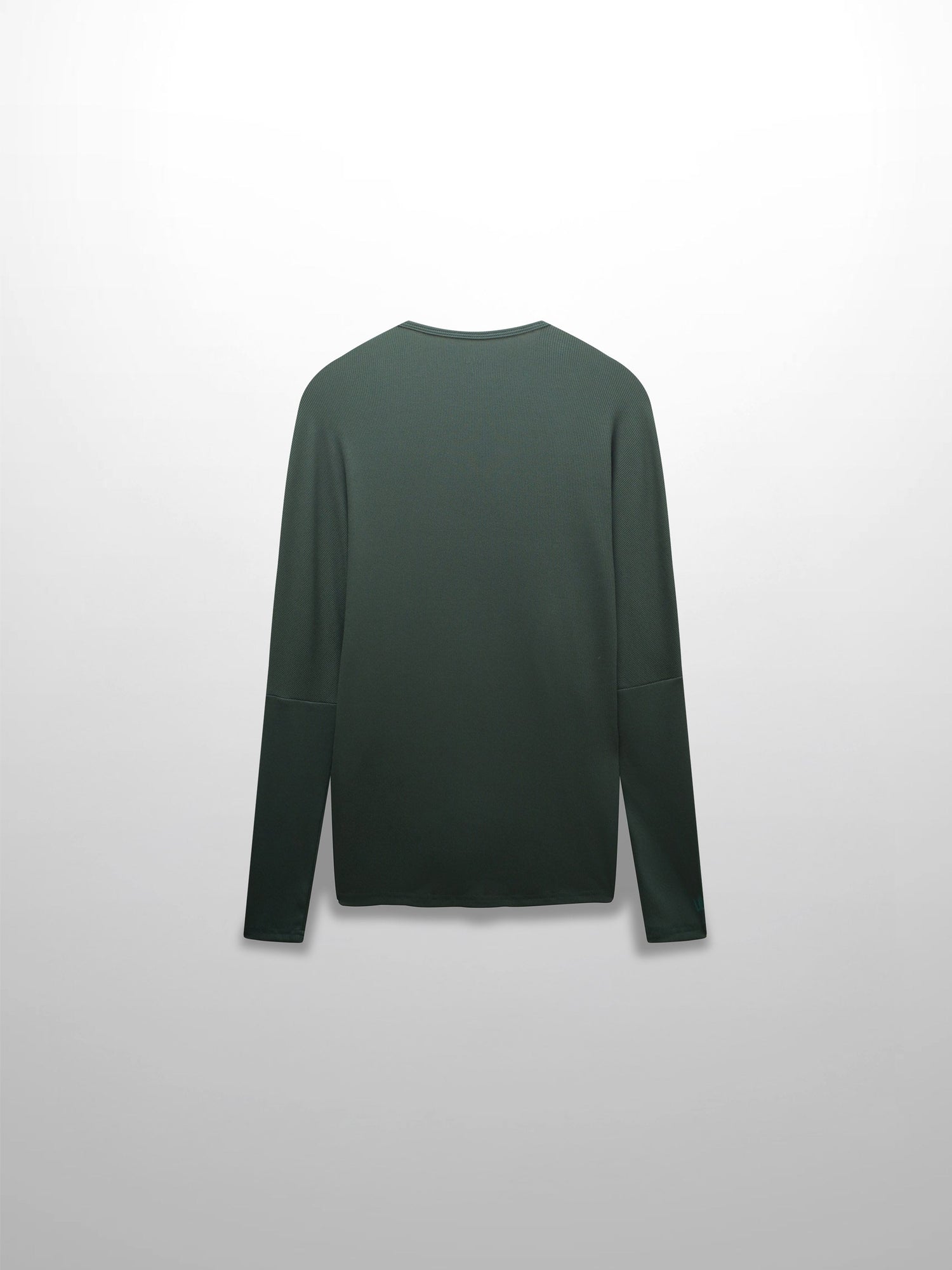 CREW RIBBED DOLMAN-EMERALD GREEN