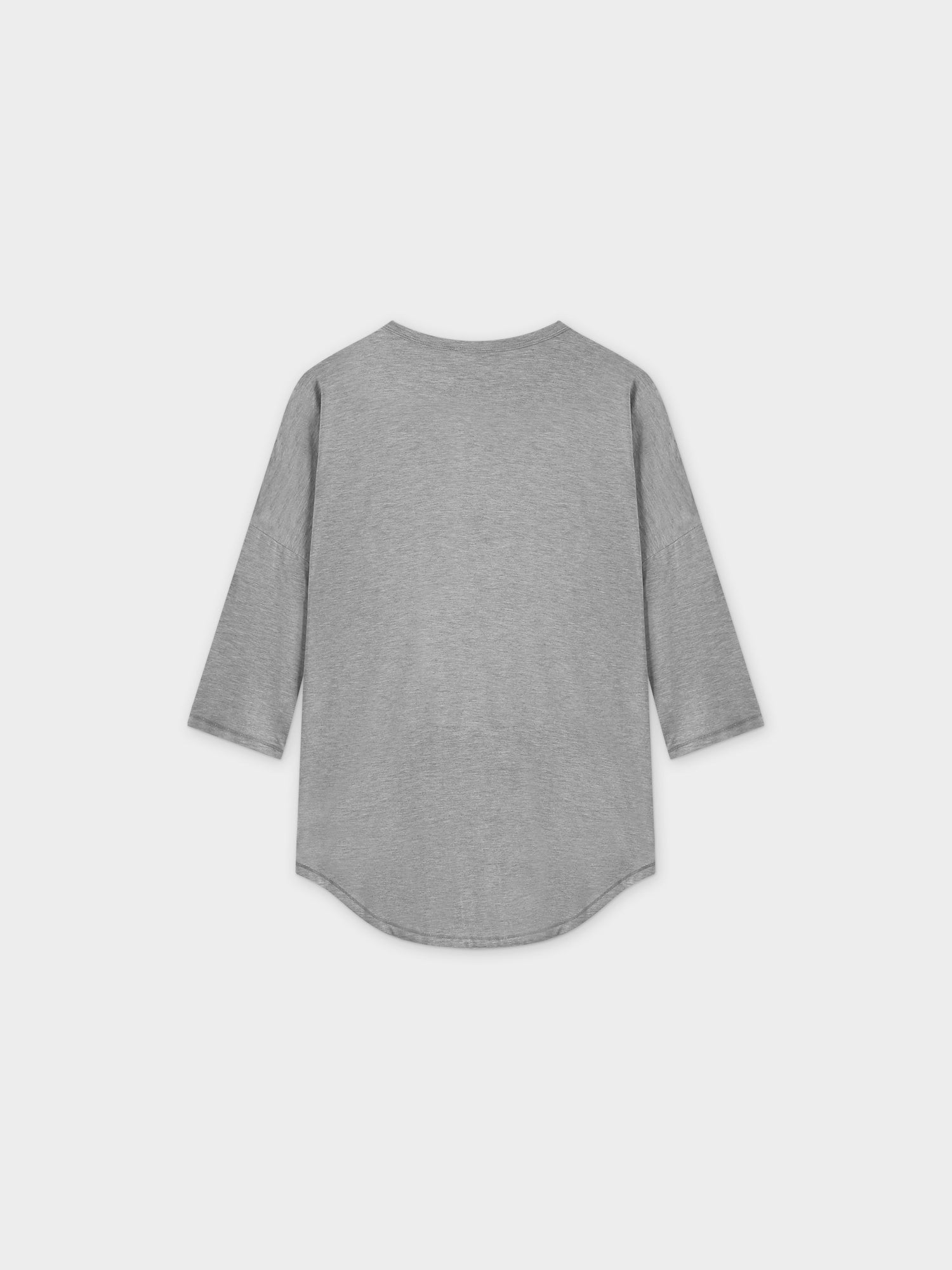 SWING TEE (3Q)-HEATHER GREY