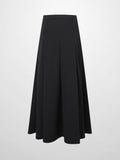 The Celina Pleat Skirt-Black