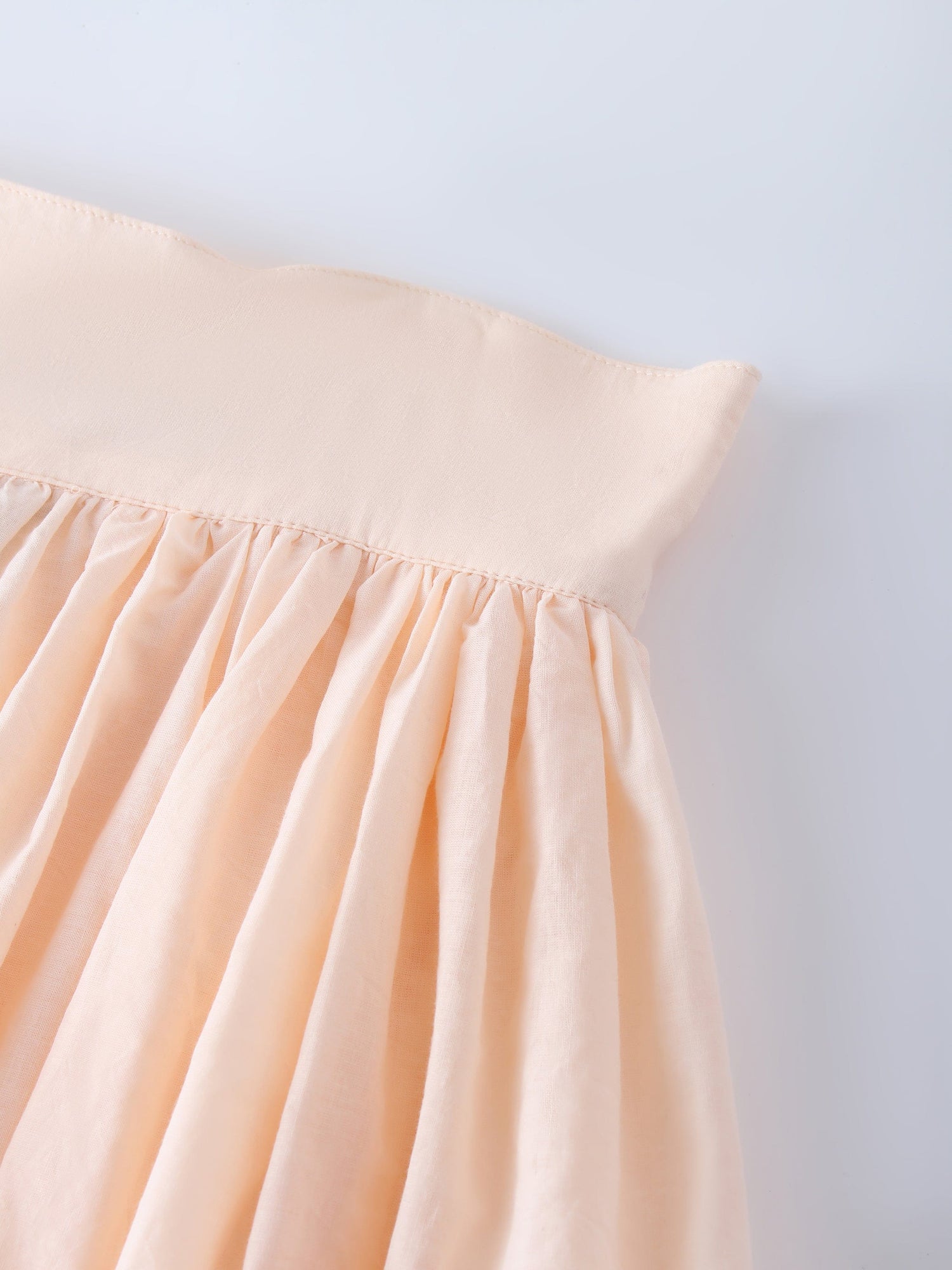 Eyelet Trimmed Skirt-Peach