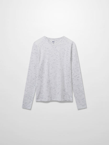 Spaced Dyed Tee-White