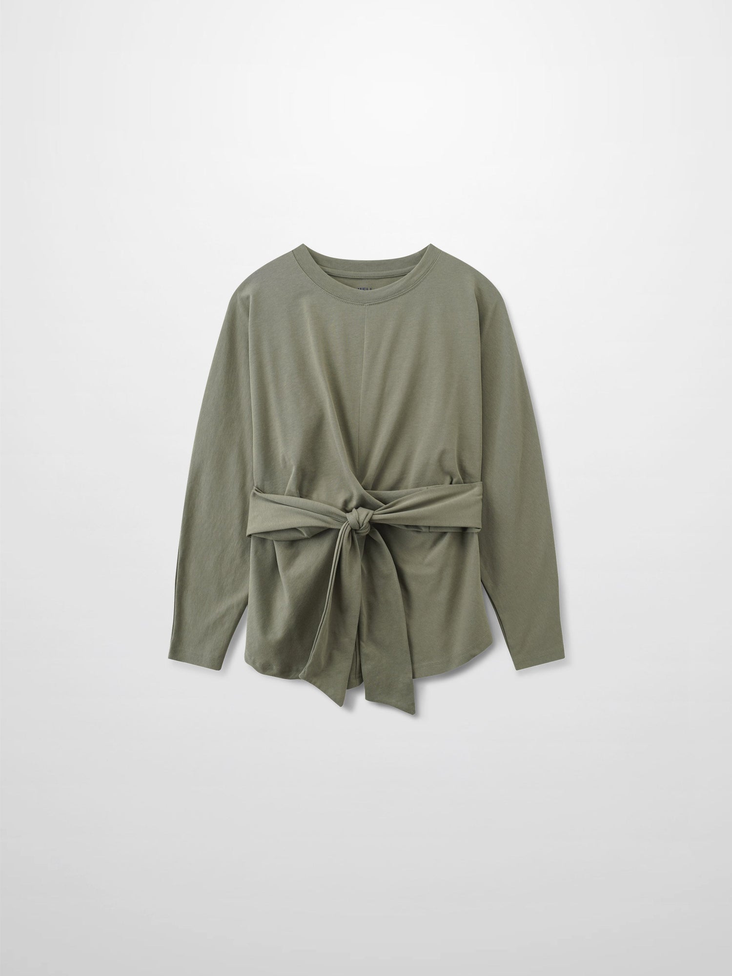 Tie Knot Tee-Sage