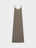 Linen Slip Dress-Olive