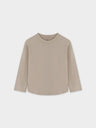 OVERSIZED TEE-TAN