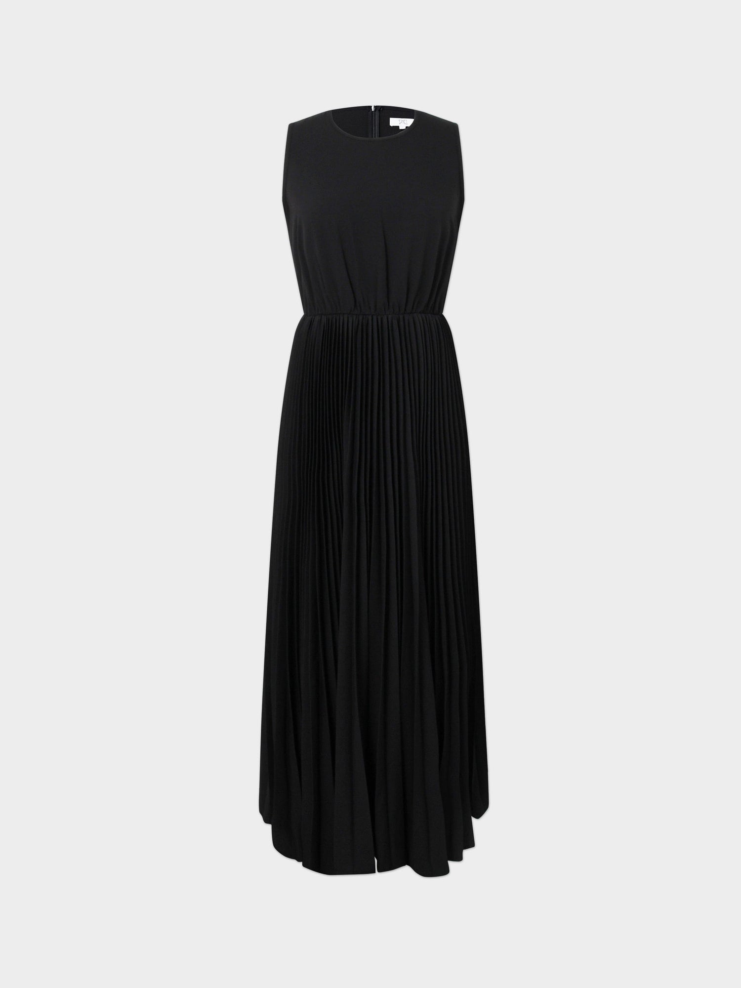 Pleated Slip Dress-Black XS / SP604 Pleated Slip Dress-Black XS / SP604