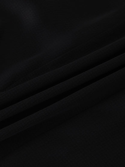 Beaded Trim Skirt-Black