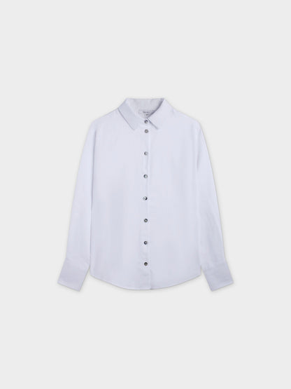 Linen Blouse-White