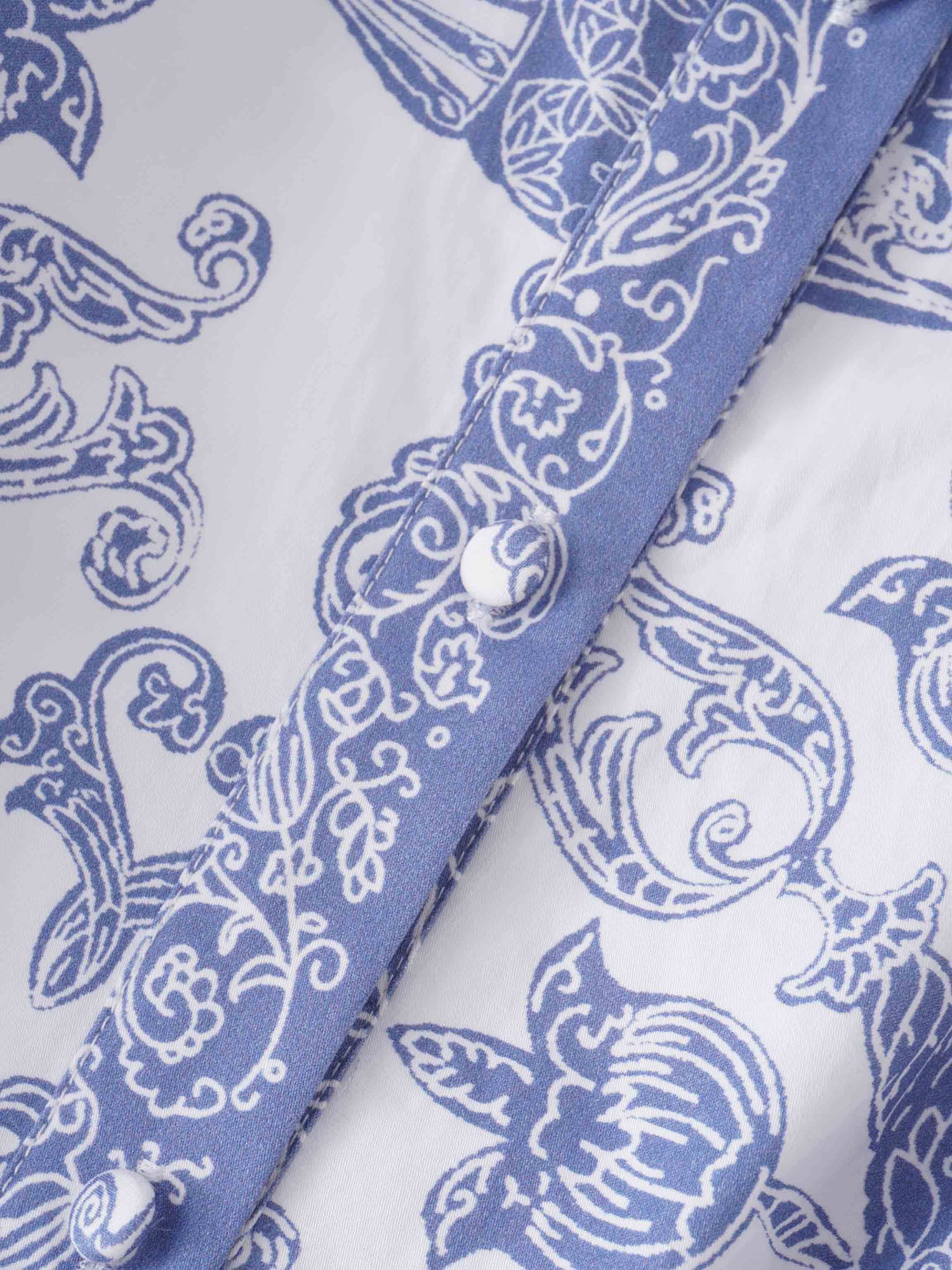 Royal Damask Dress-Blue