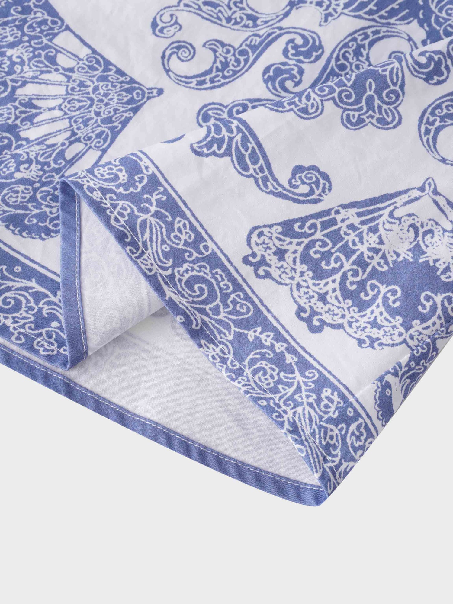 Royal Damask Dress-Blue