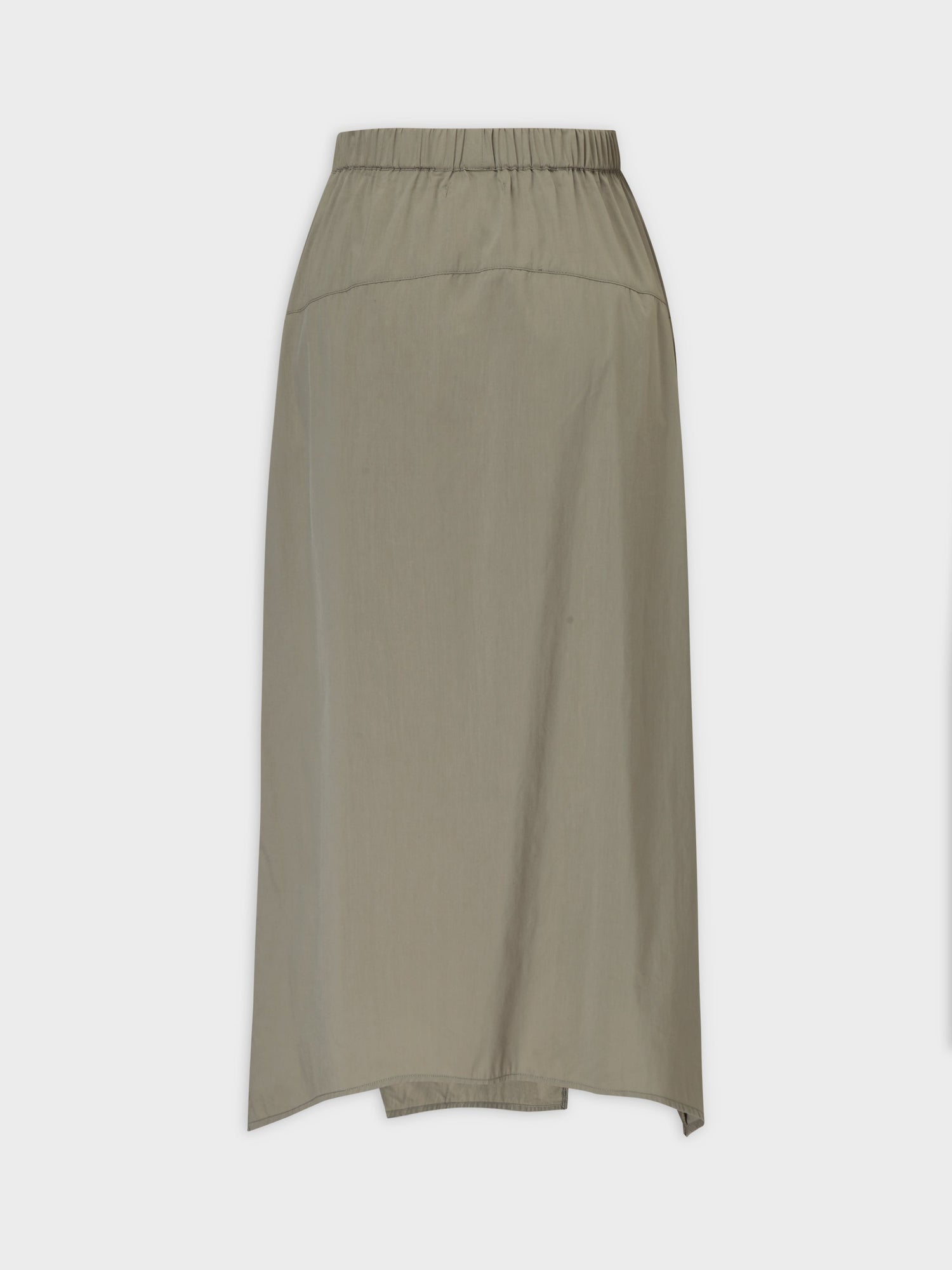 Buckle Cargo Skirt-Olive Green