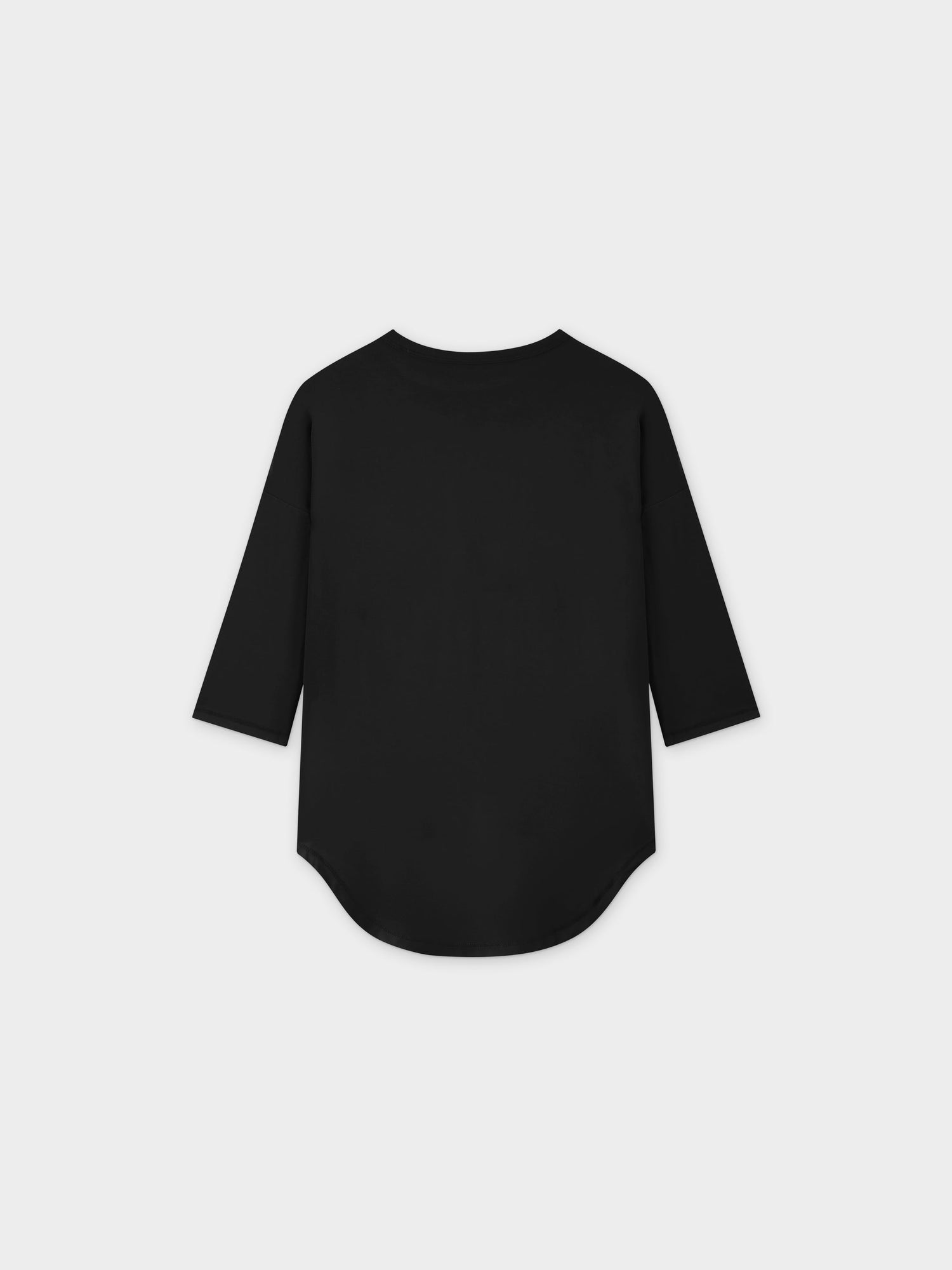 SWING TEE (3Q)-BLACK