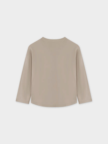 OVERSIZED TEE-TAN