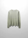 Knit Cable Sweater-Sage
