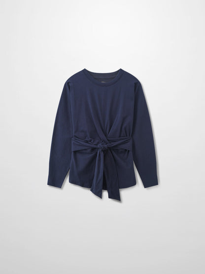 Tie Knot Tee-Navy