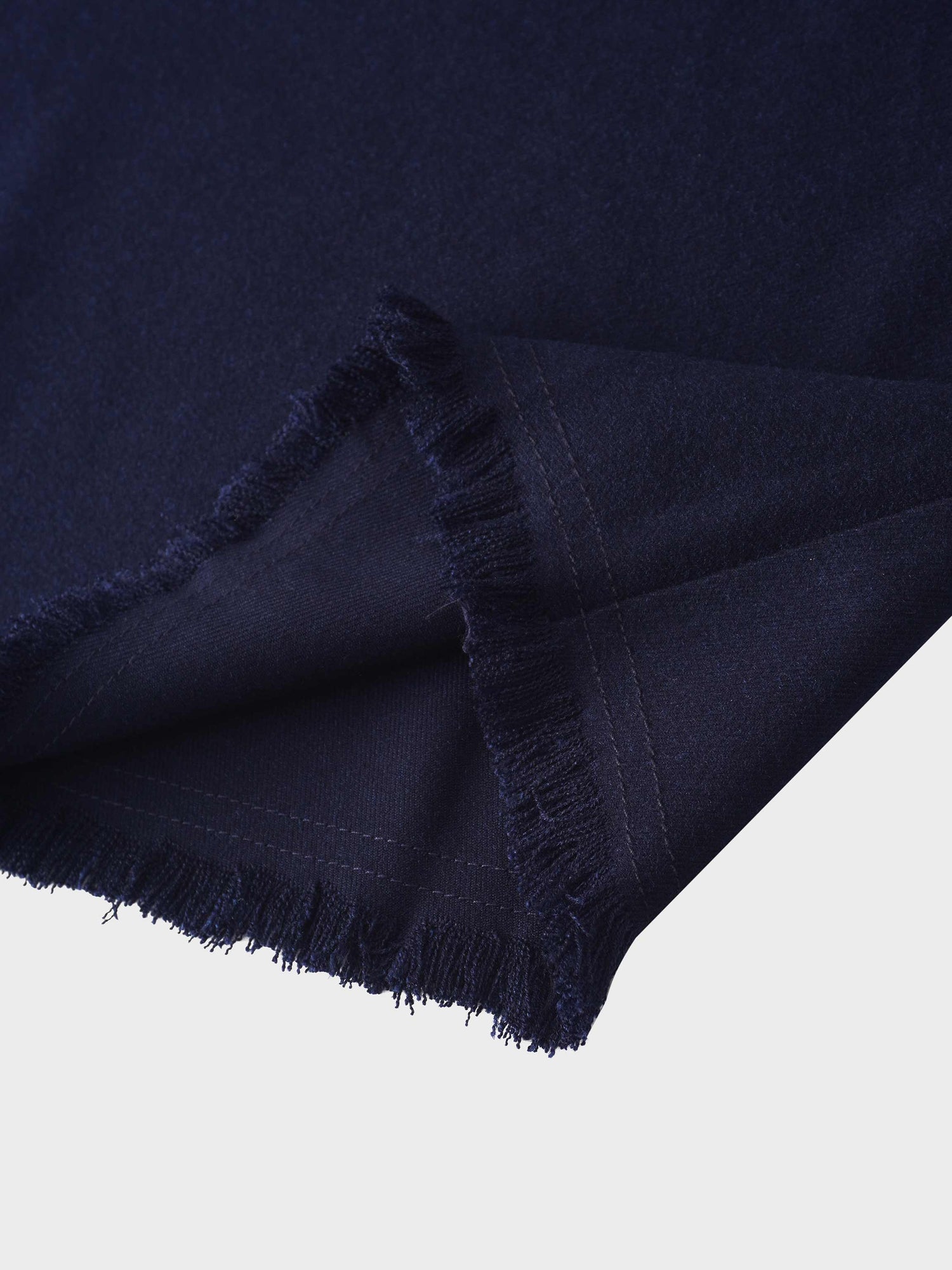 Fringe Circle Skirt-Navy