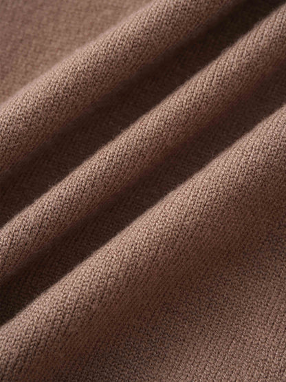 Embellished Cardigan Sweater-Mocha Mousse