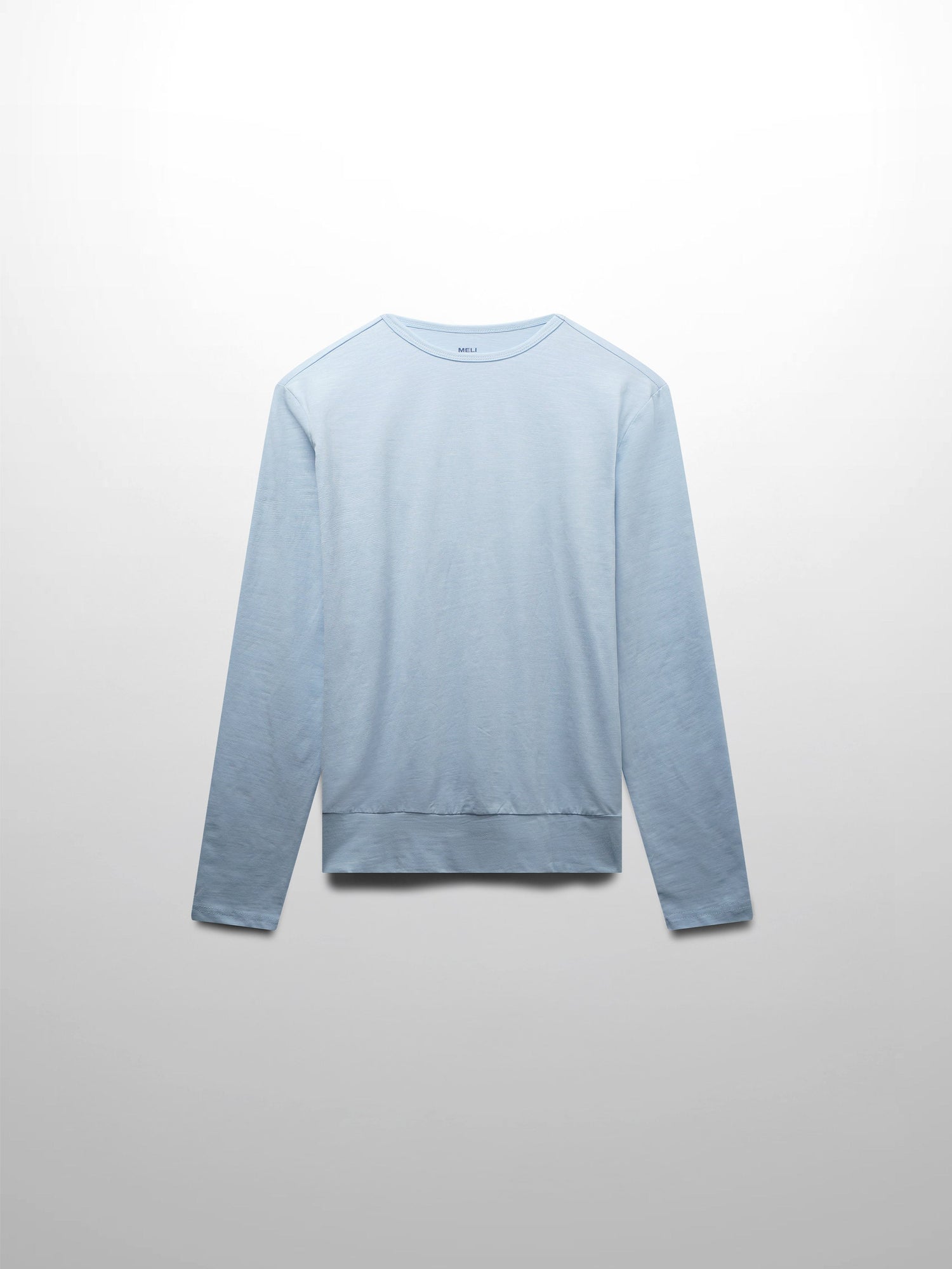 Crew Bomber Tee-Light Blue