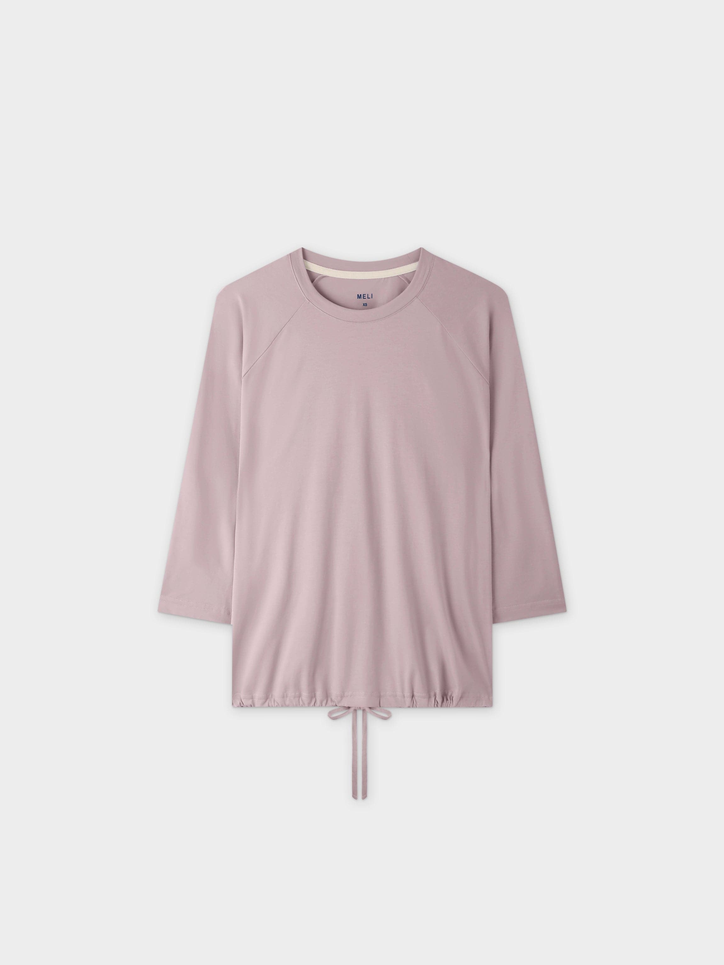 DRAWSTRING TEE-LAVENDER – Fame Off Central