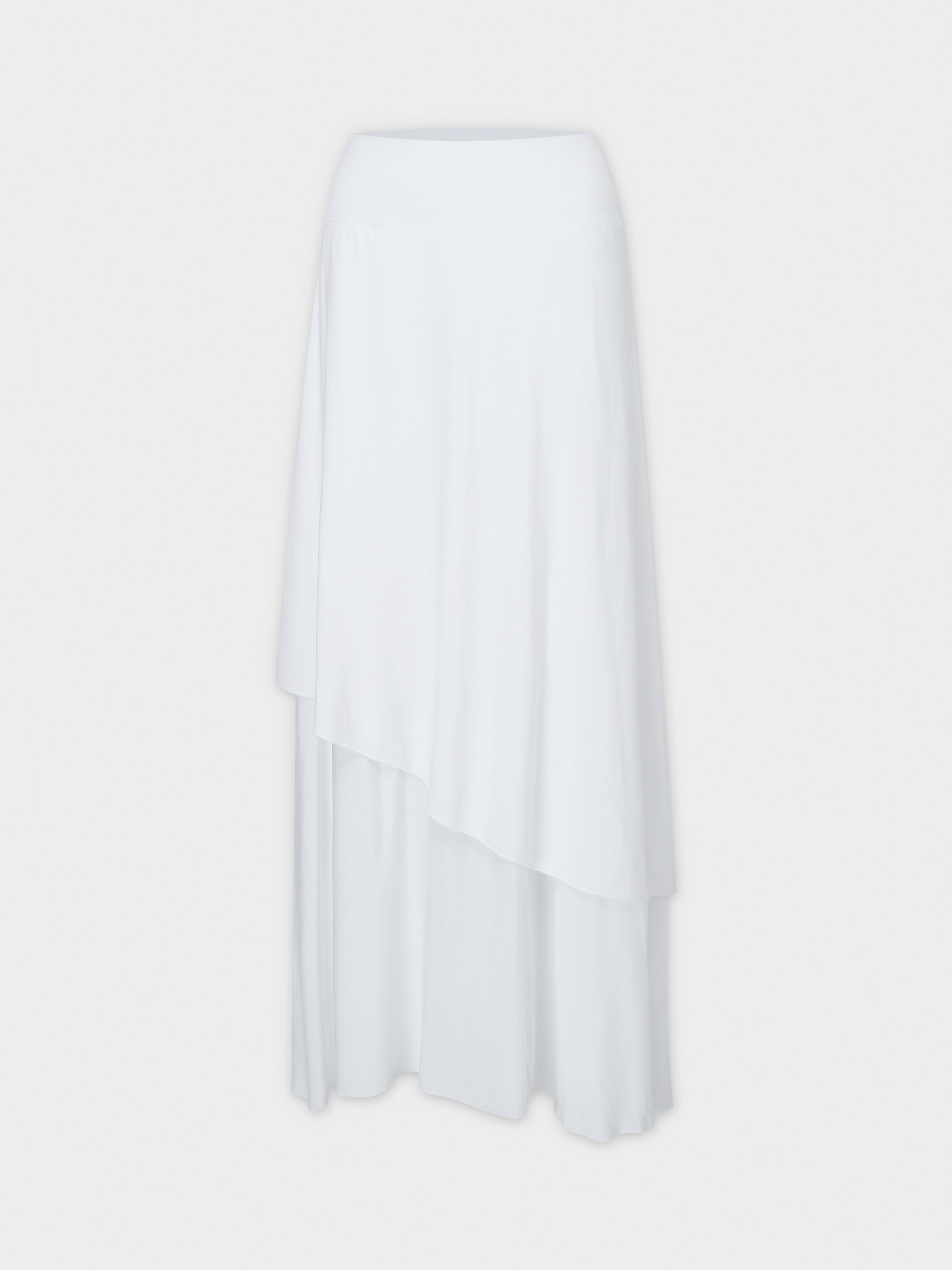 DOUBLE LAYER SKIRT-WHITE