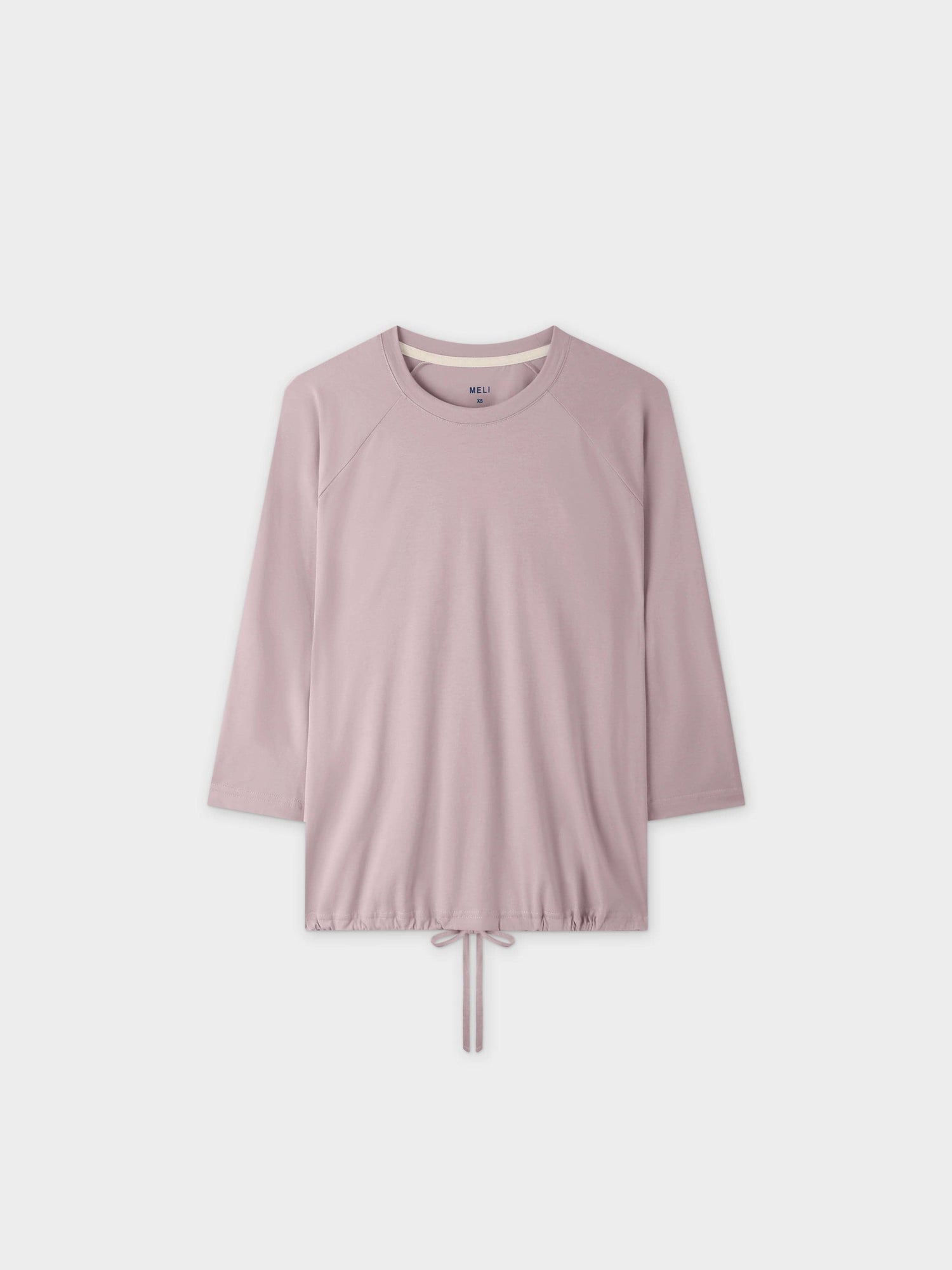 DRAWSTRING TEE-LAVENDER