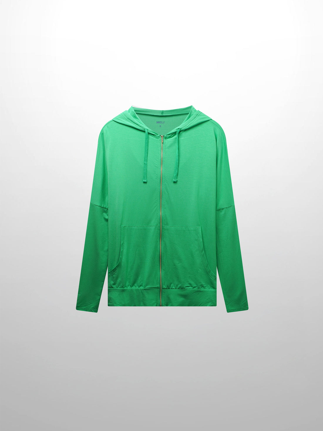 ZIP UP HOODIE-GREEN