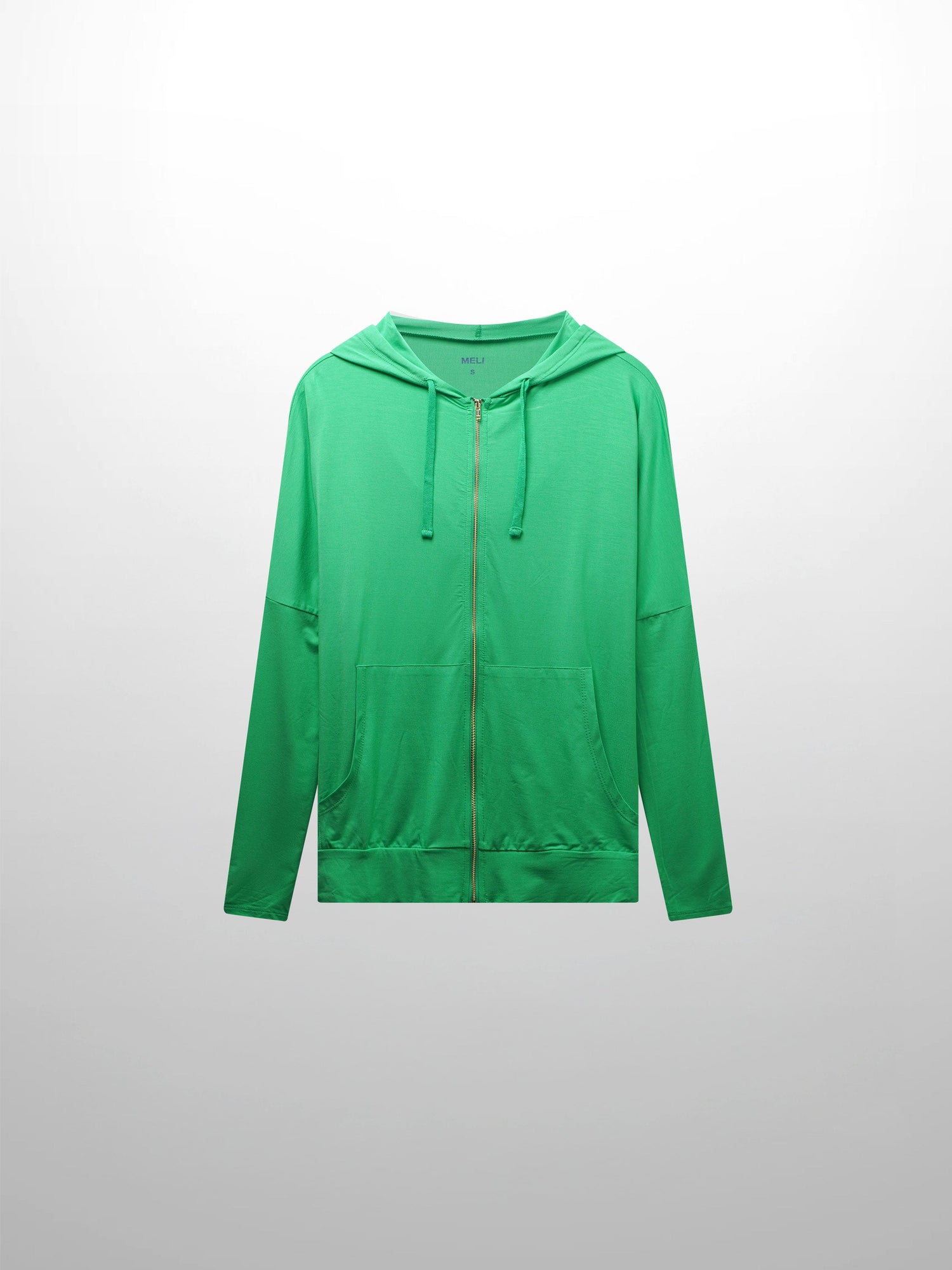 ZIP UP HOODIE-GREEN